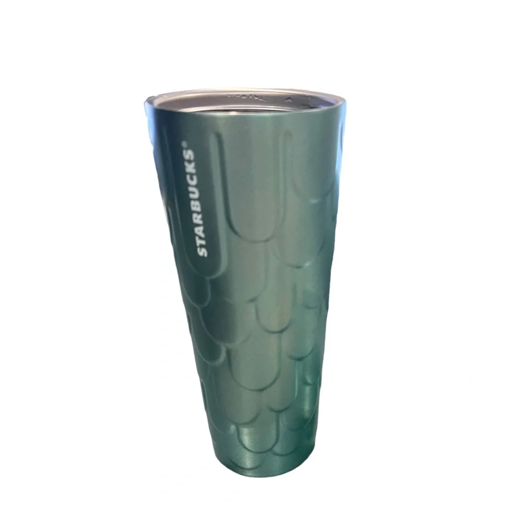 Starbucks Siren Mermaid Scale Green Stainless 24 oz Cup